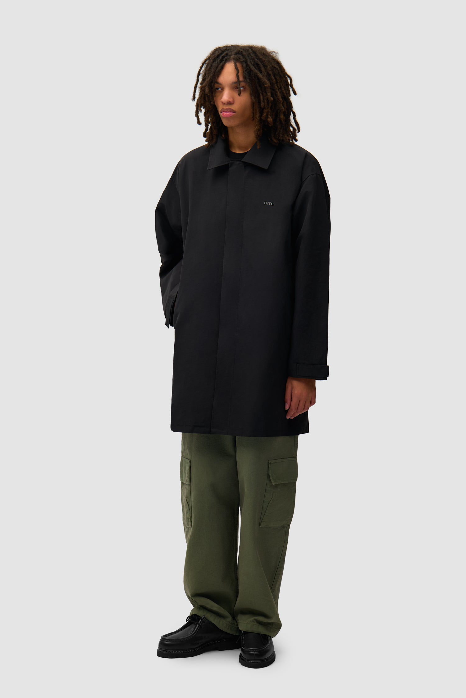 Manteau noir - Noir