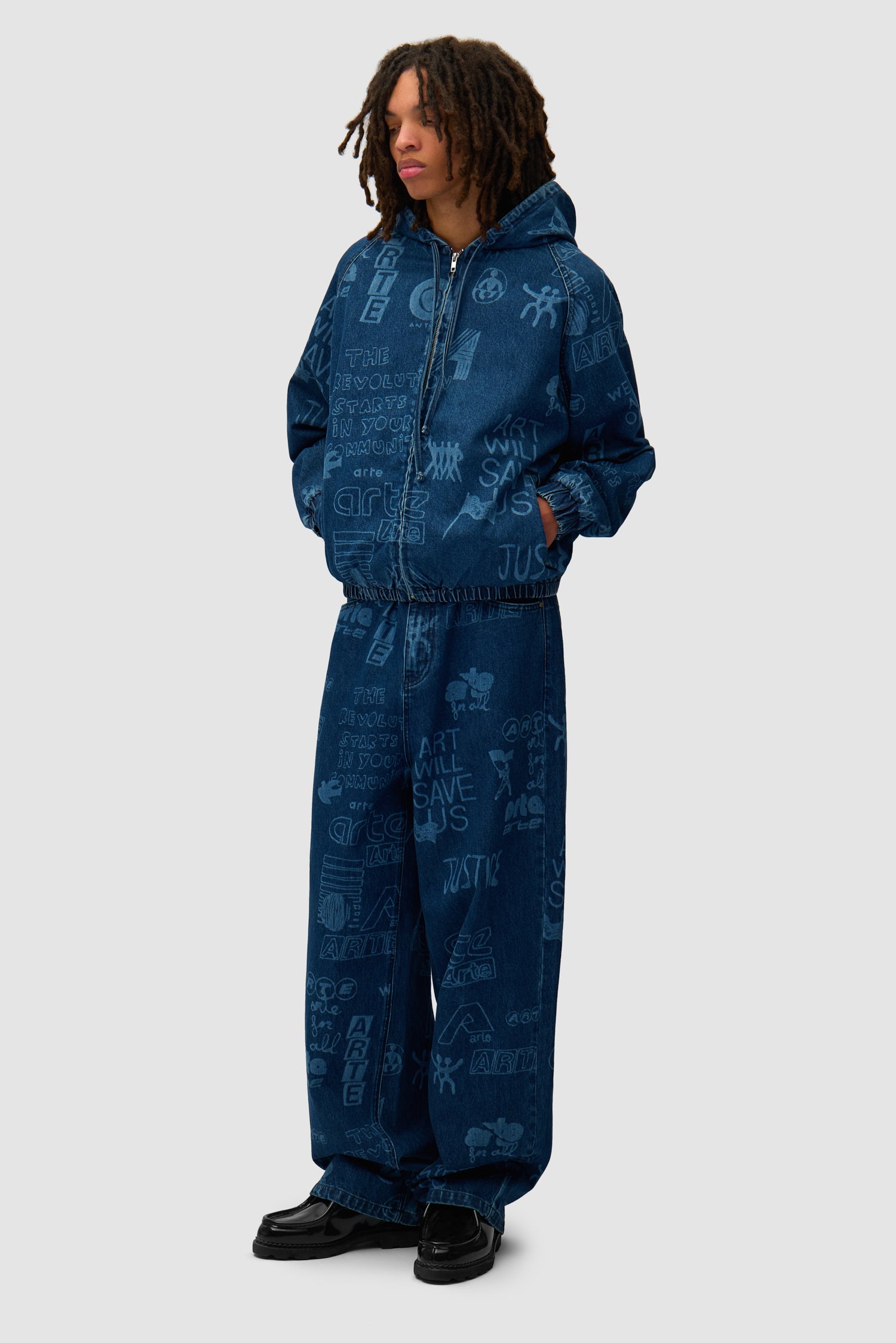 Pantalon Graffiti Allover - Bleach