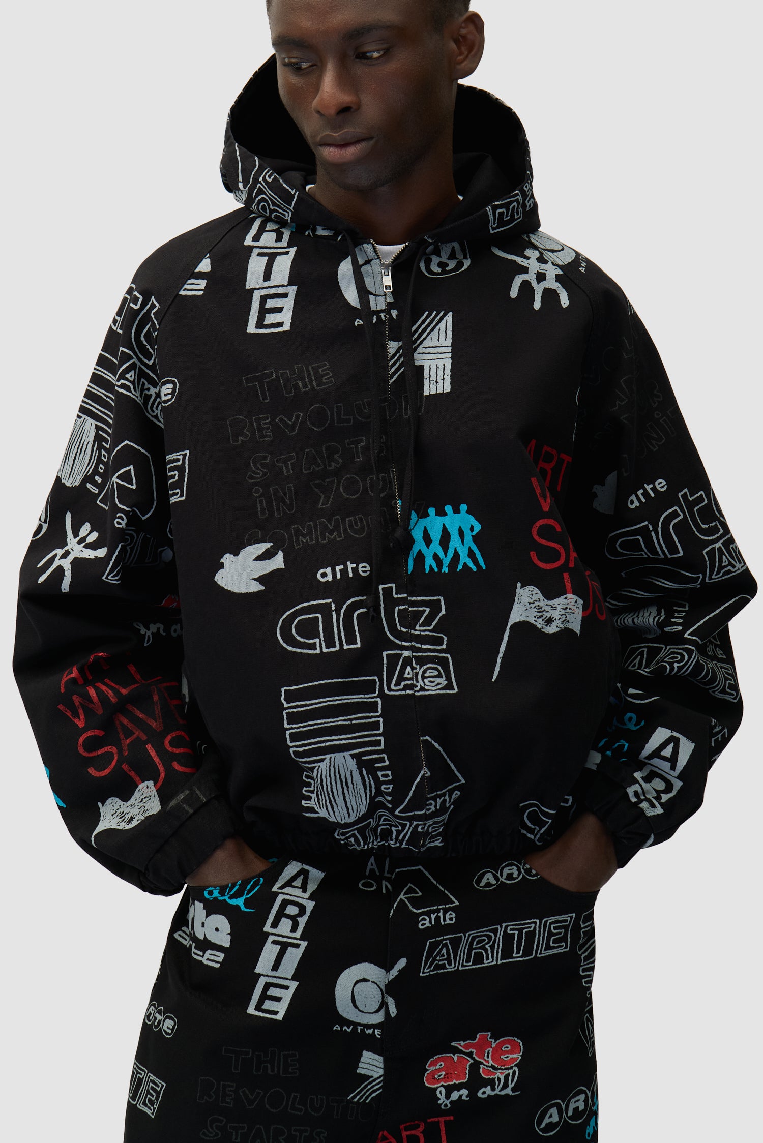 Art Saves Jacket - Noir