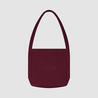 Sac en laine bouillie - Bordeaux