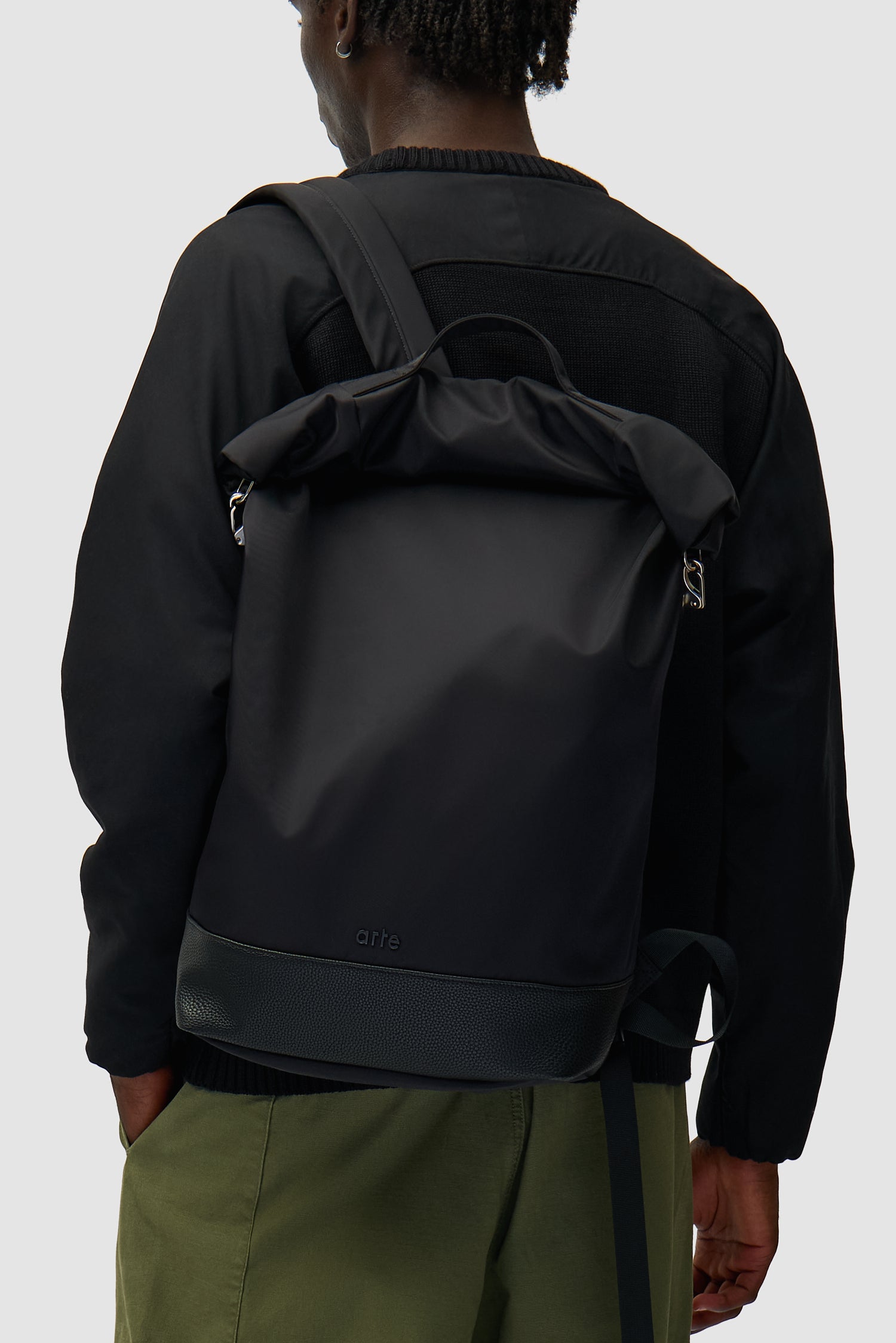 Folding Backpack - Black