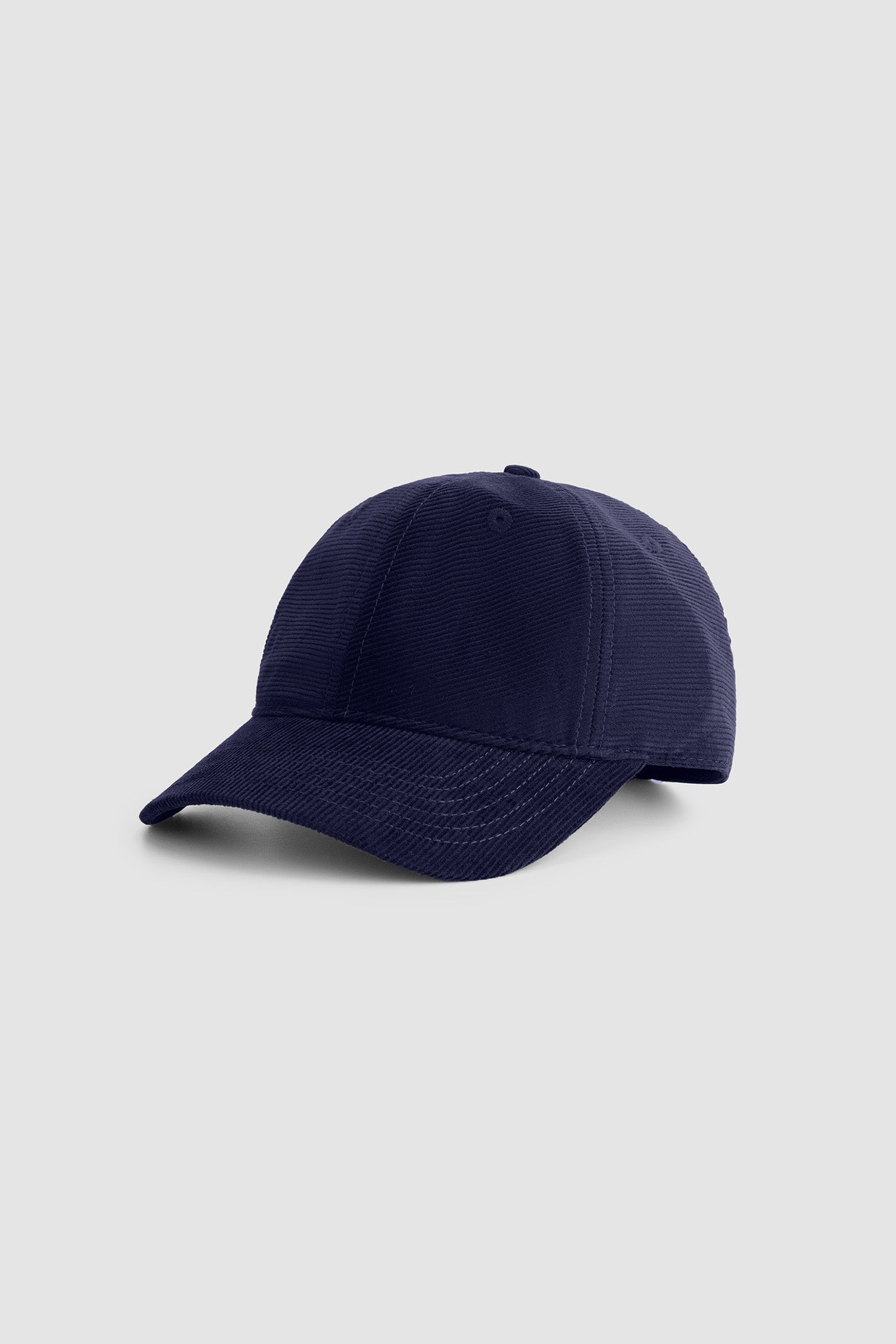 Casquette en velours côtelé - Marine