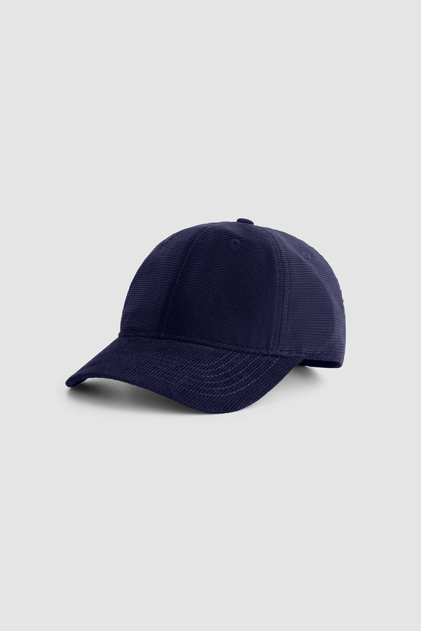 Corduroy Cap in Navy, front view