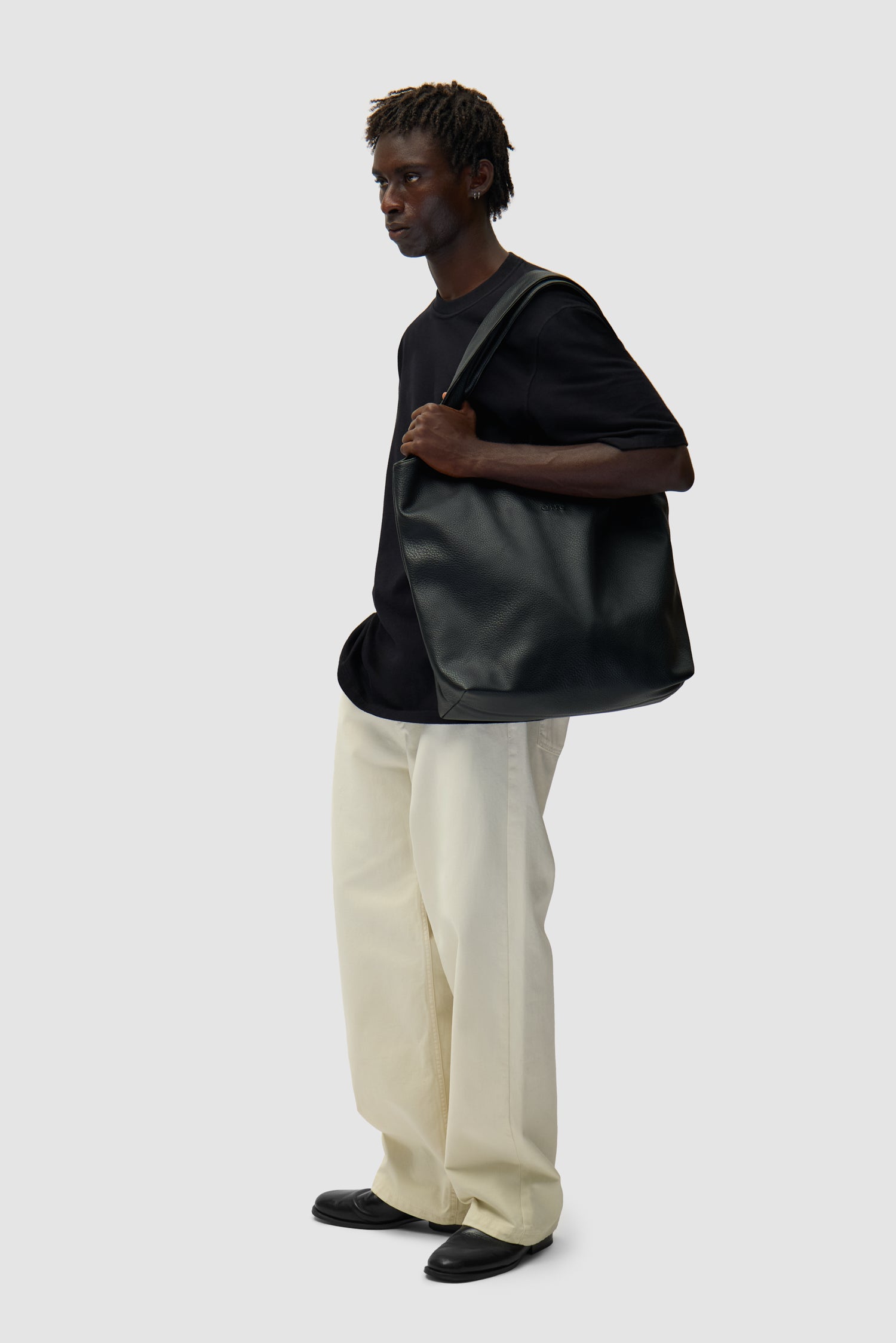 Sac en cuir - Noir