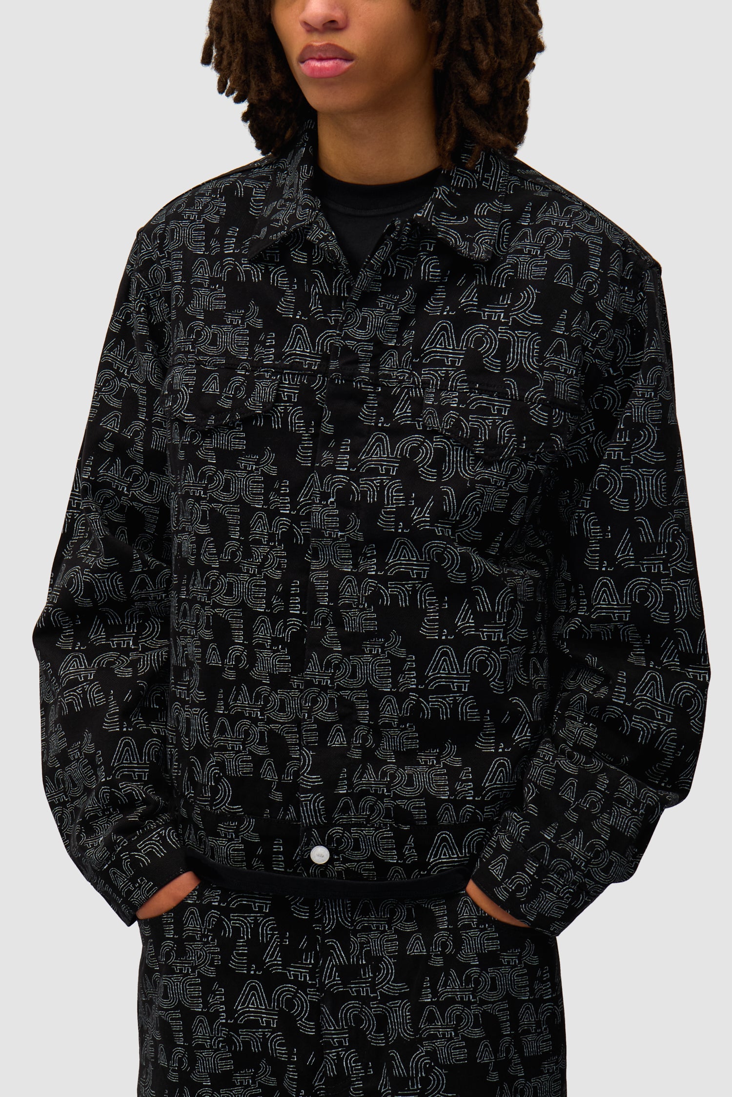 Veste Allover Arte - Noir