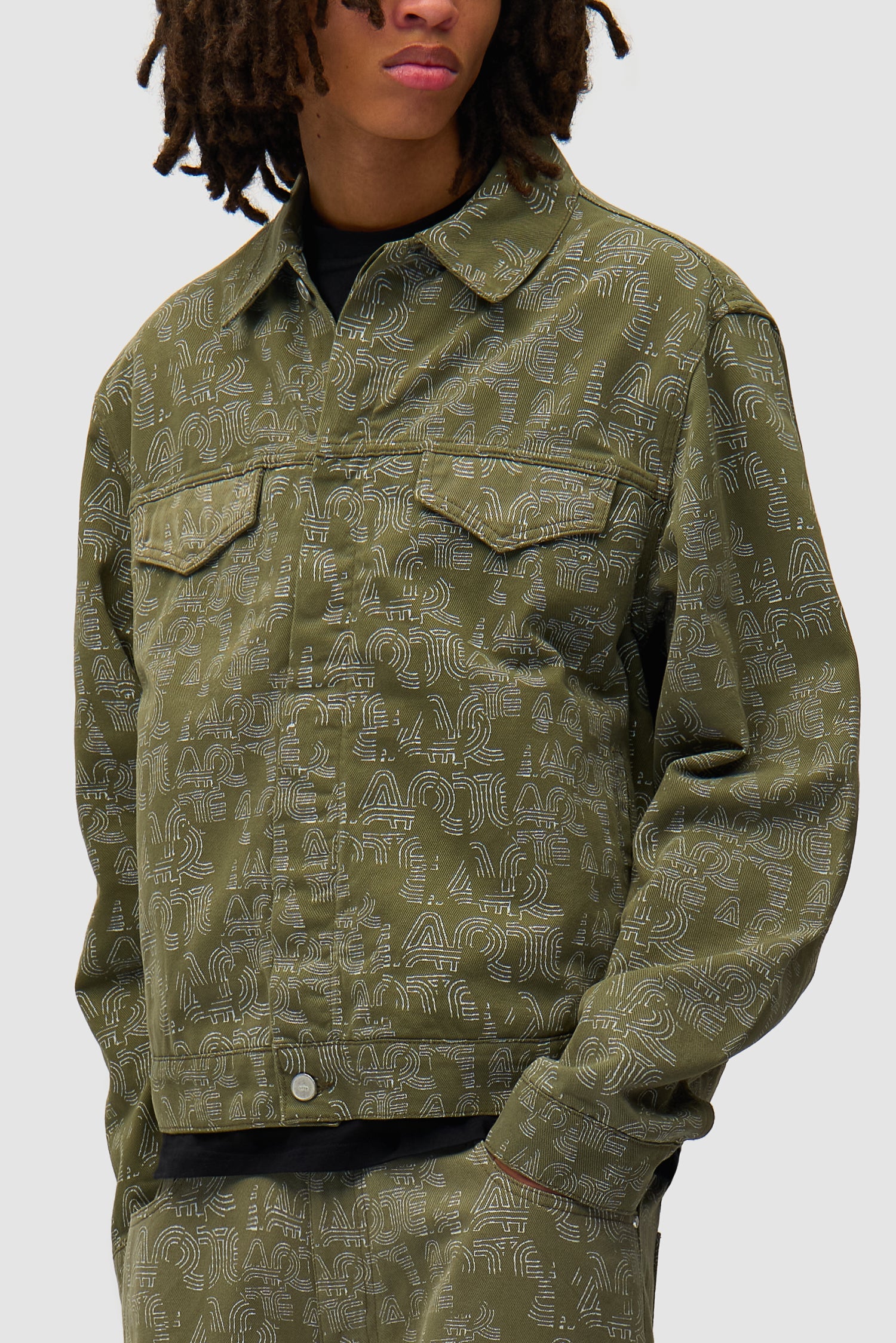Veste Allover Arte - Vert
