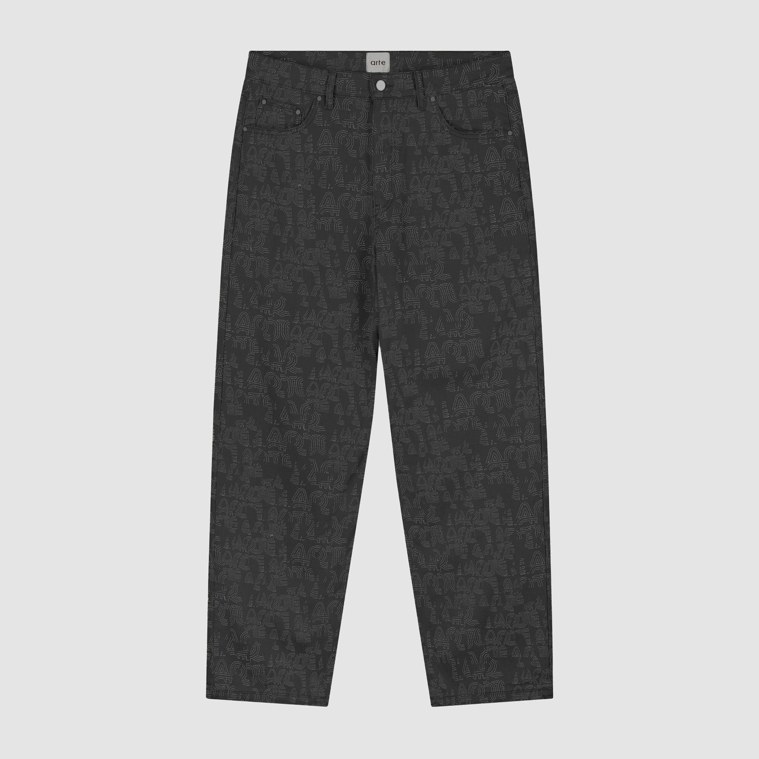Allover Arte Pants - Black