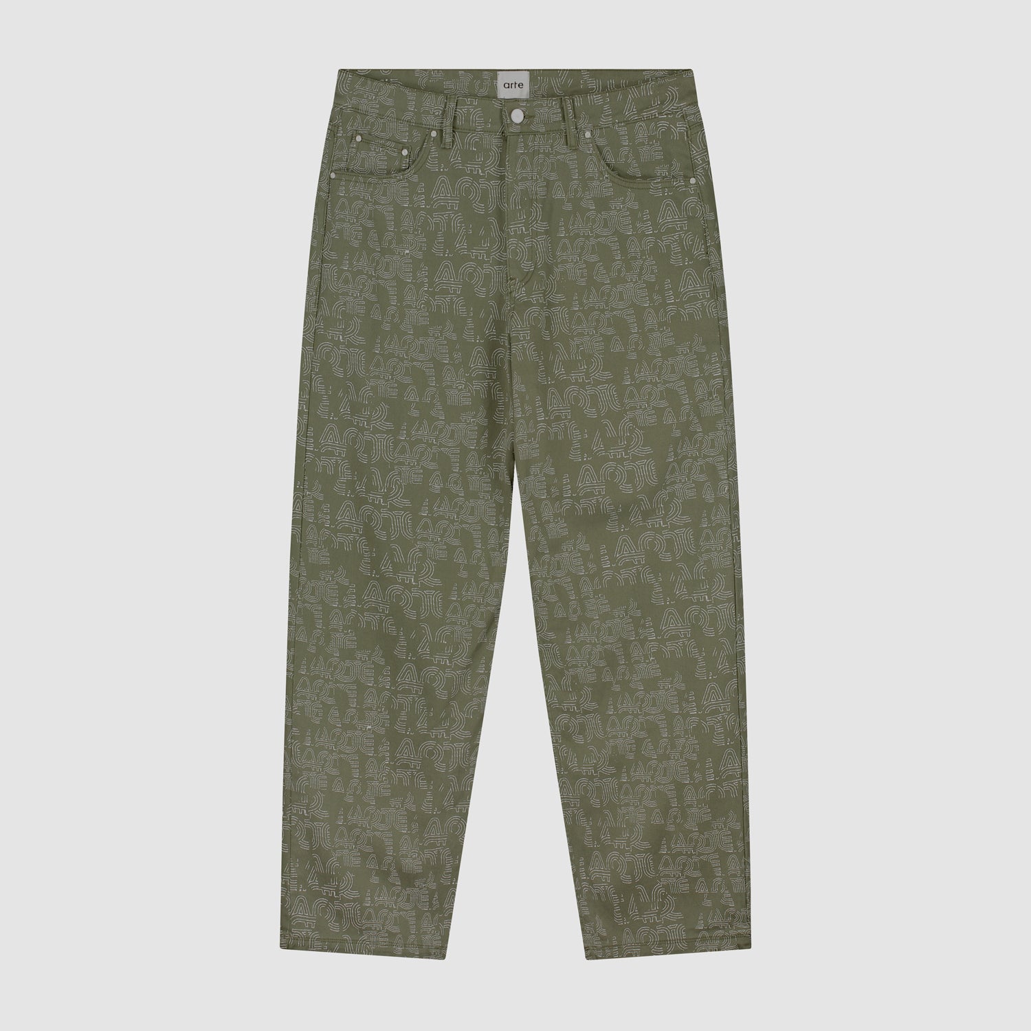 Allover Arte Pants - Green