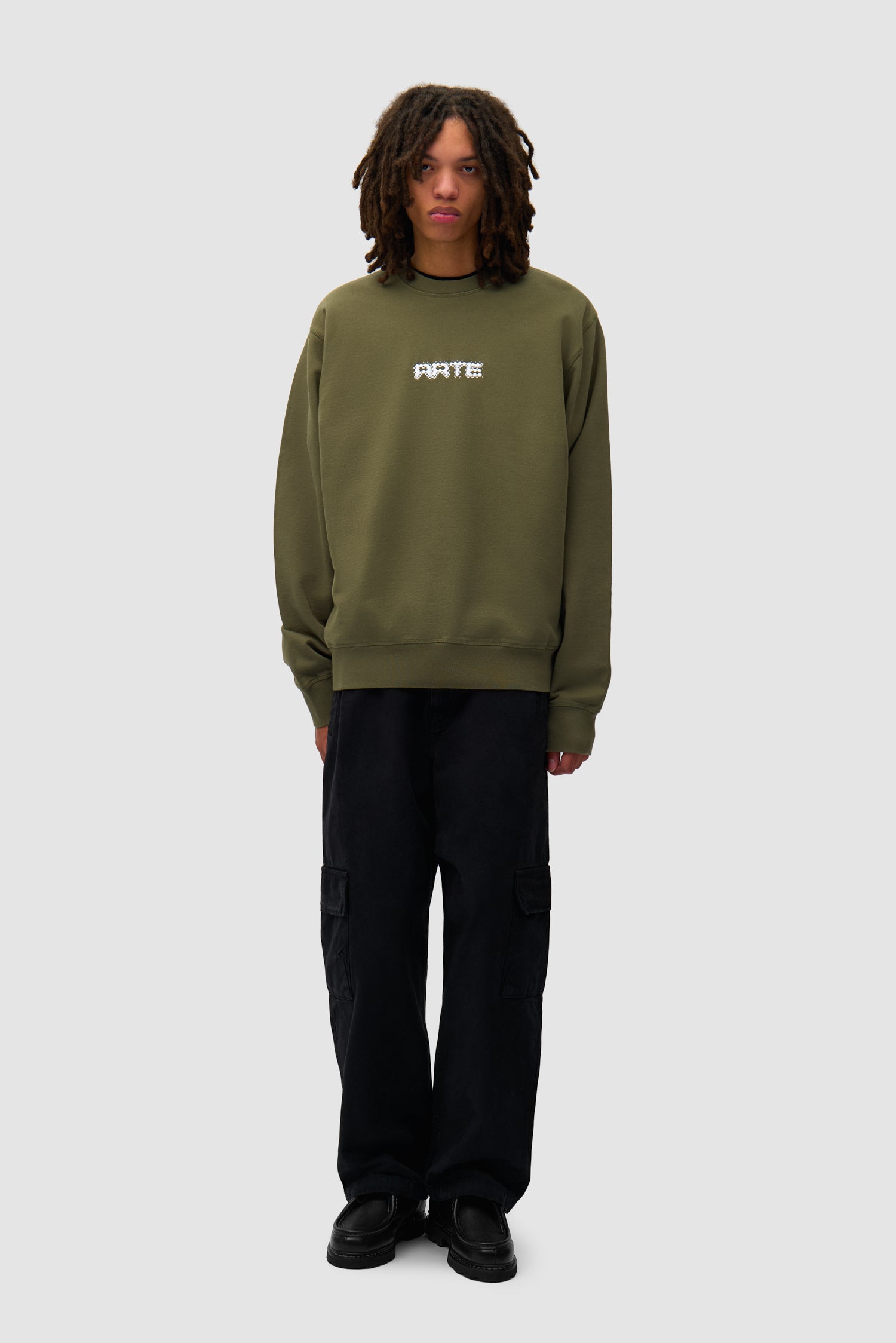 Arte Pixel Crewneck - Vert