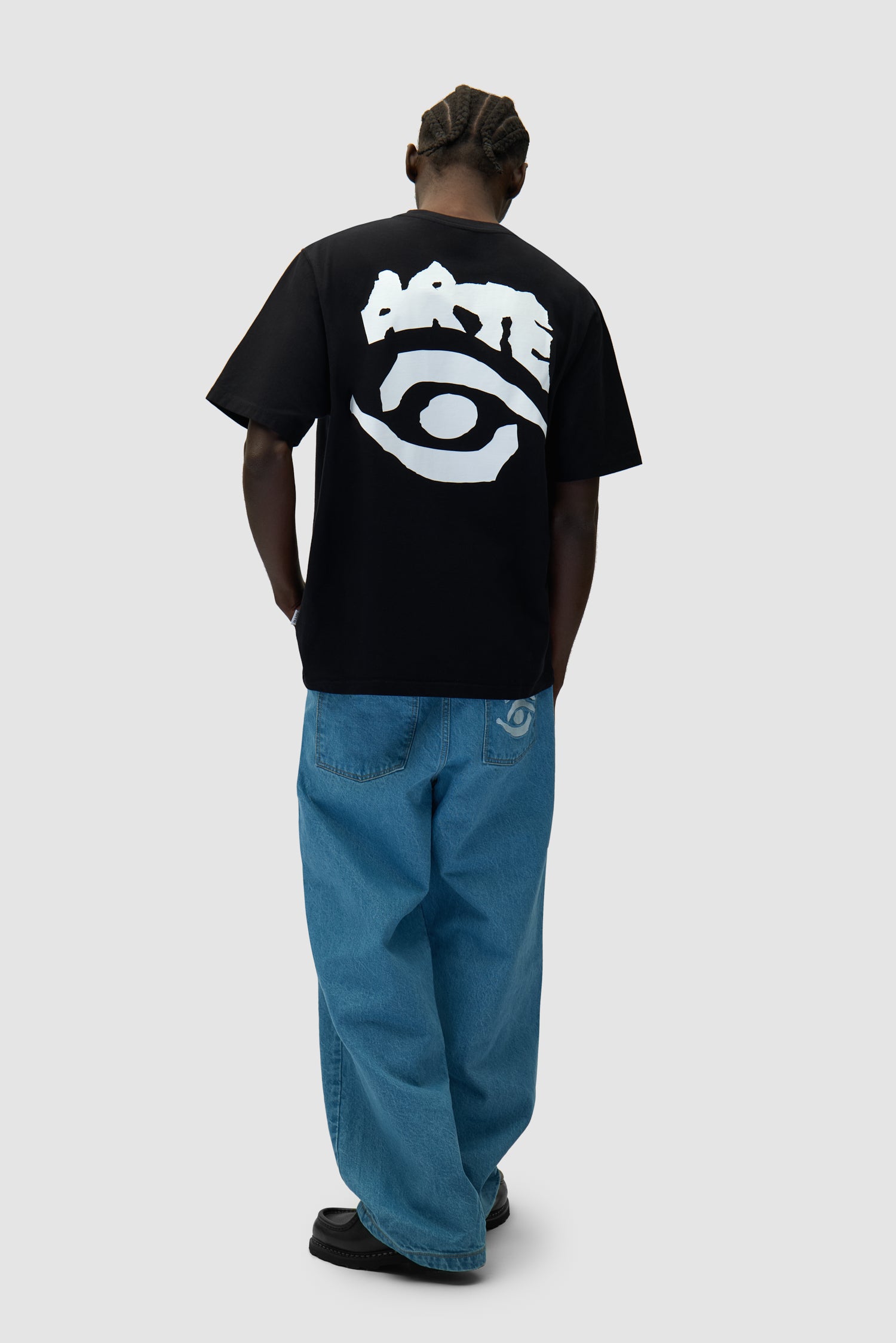 T-shirt imprimé œil - Noir