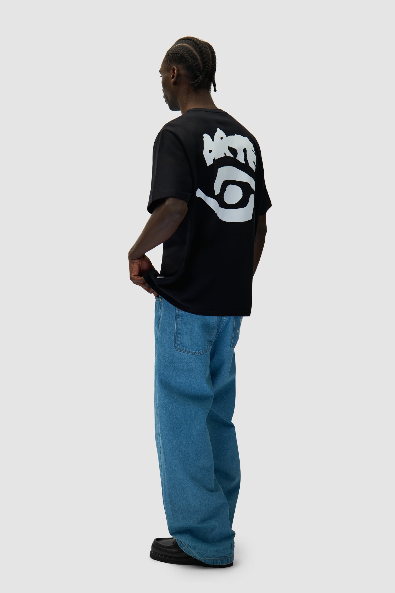 T-shirt imprimé œil - Noir