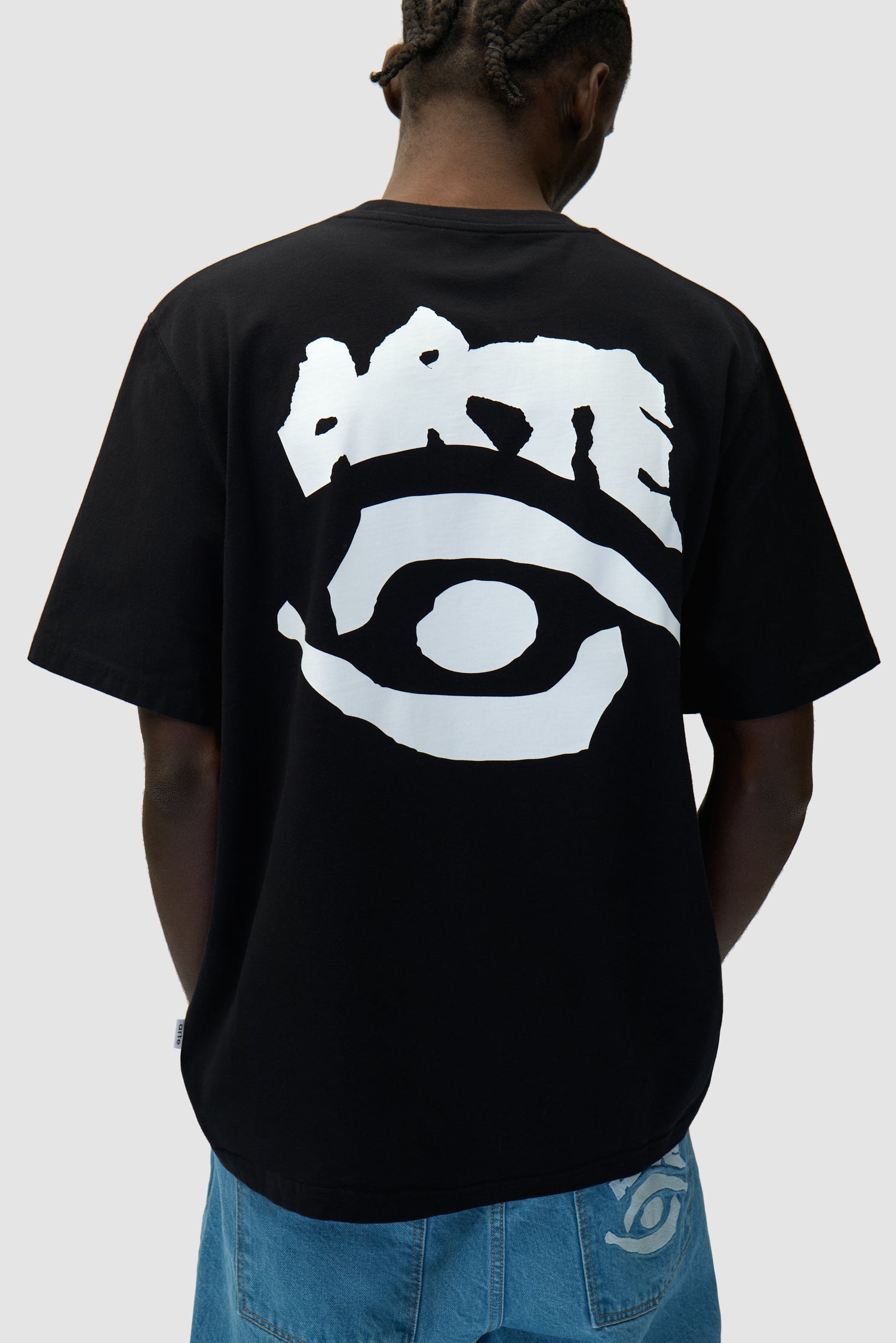 T-shirt imprimé œil - Noir