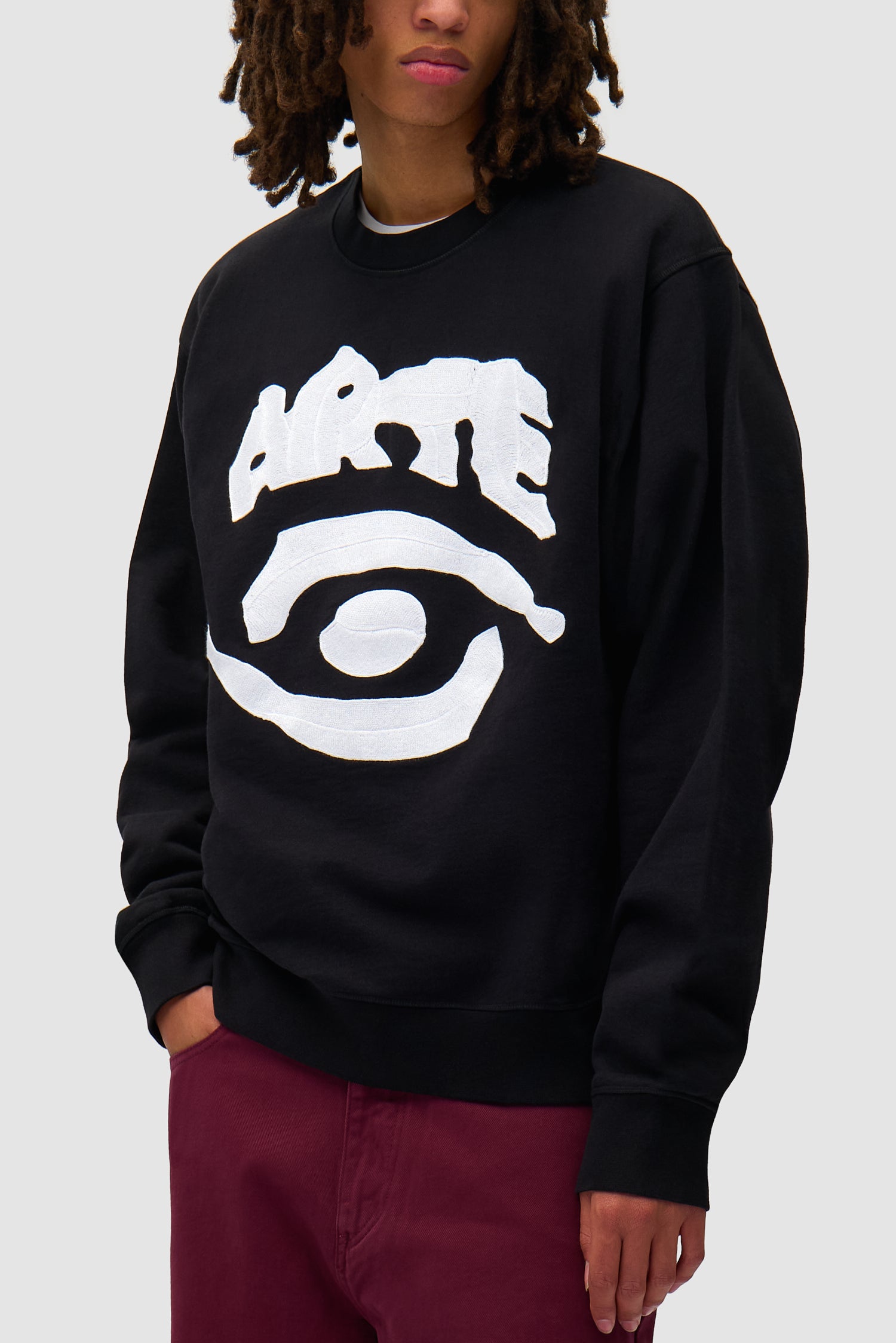 Eye Front Crewneck - Noir