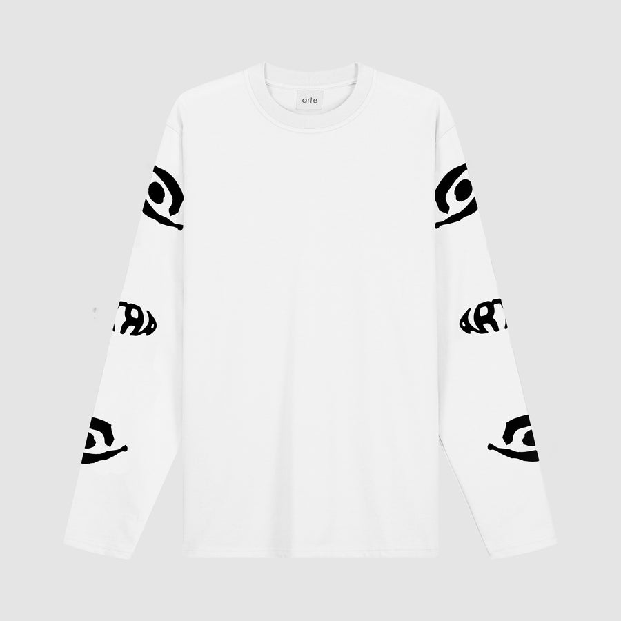 Eye Sleeve Longsleeve - White