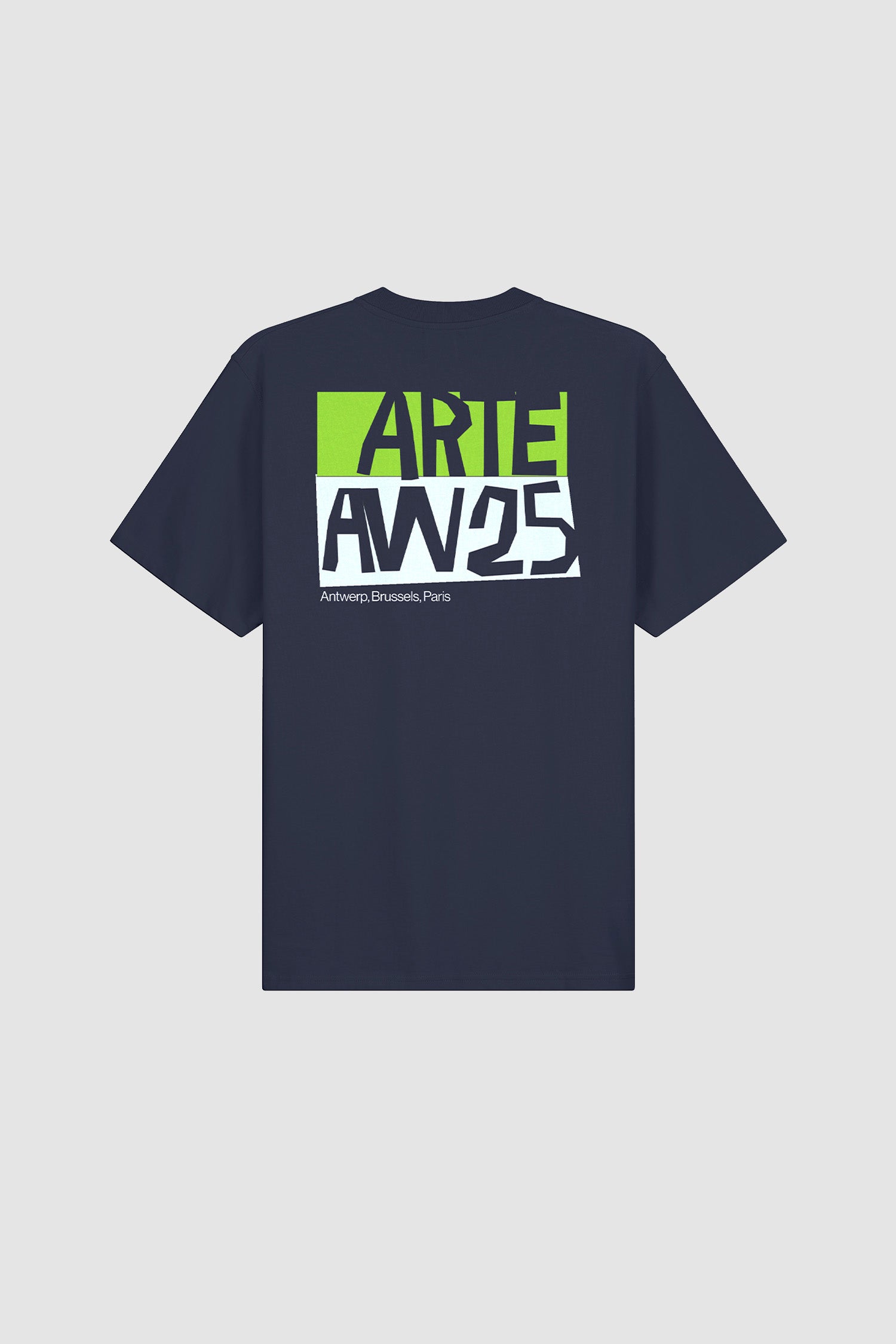 T-shirt à imprimé découpé - Navy