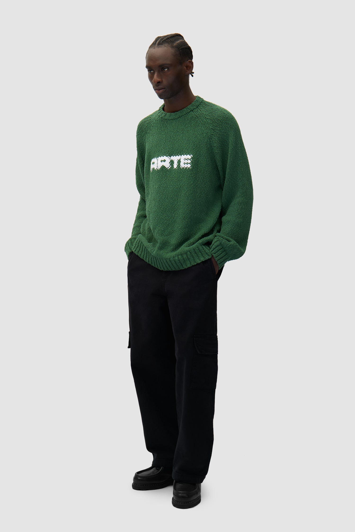 Pixel Front Knit - Green