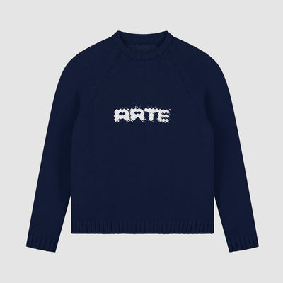 Tricot frontal Pixel - Marine