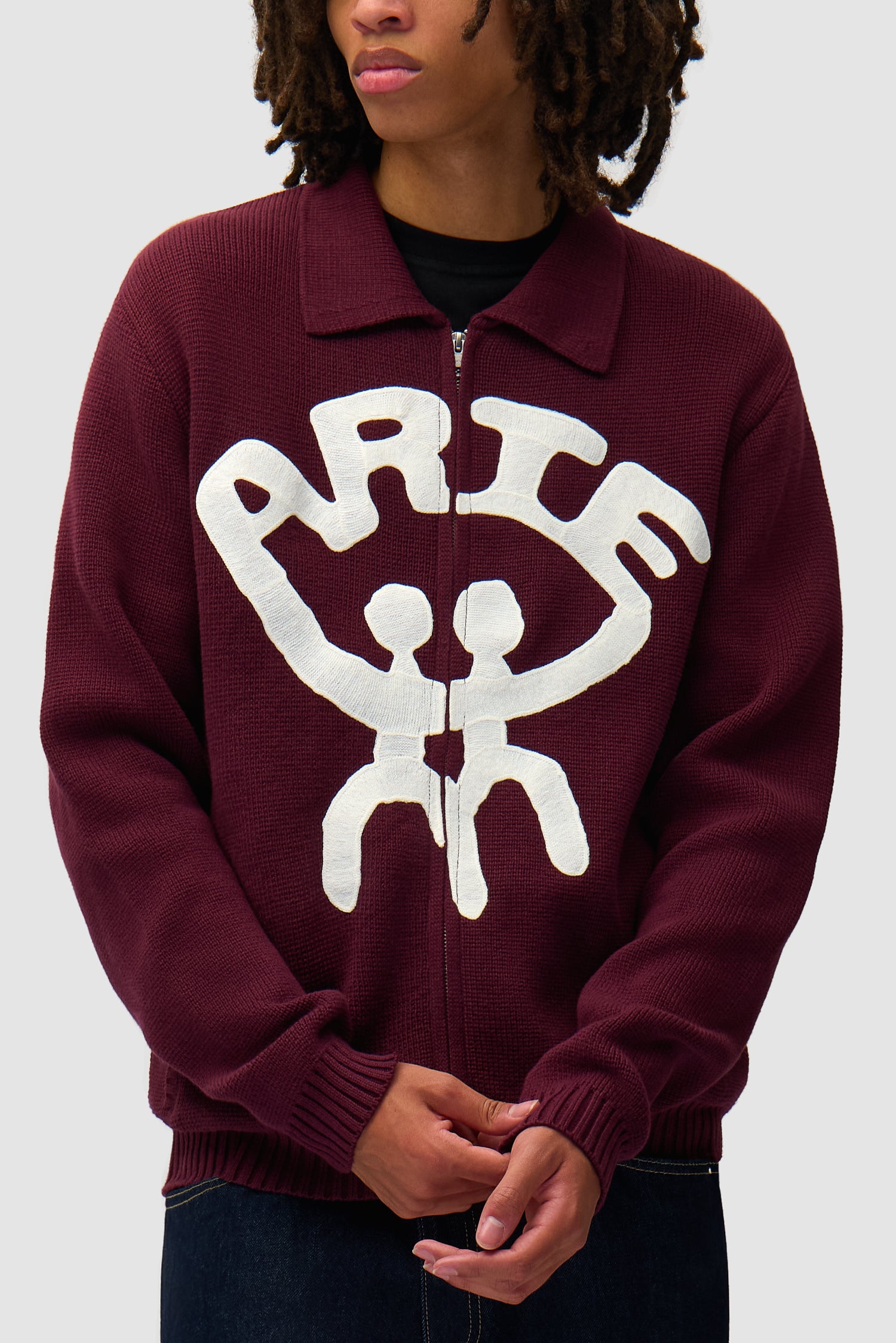 All Together Cardigan - Bordeaux