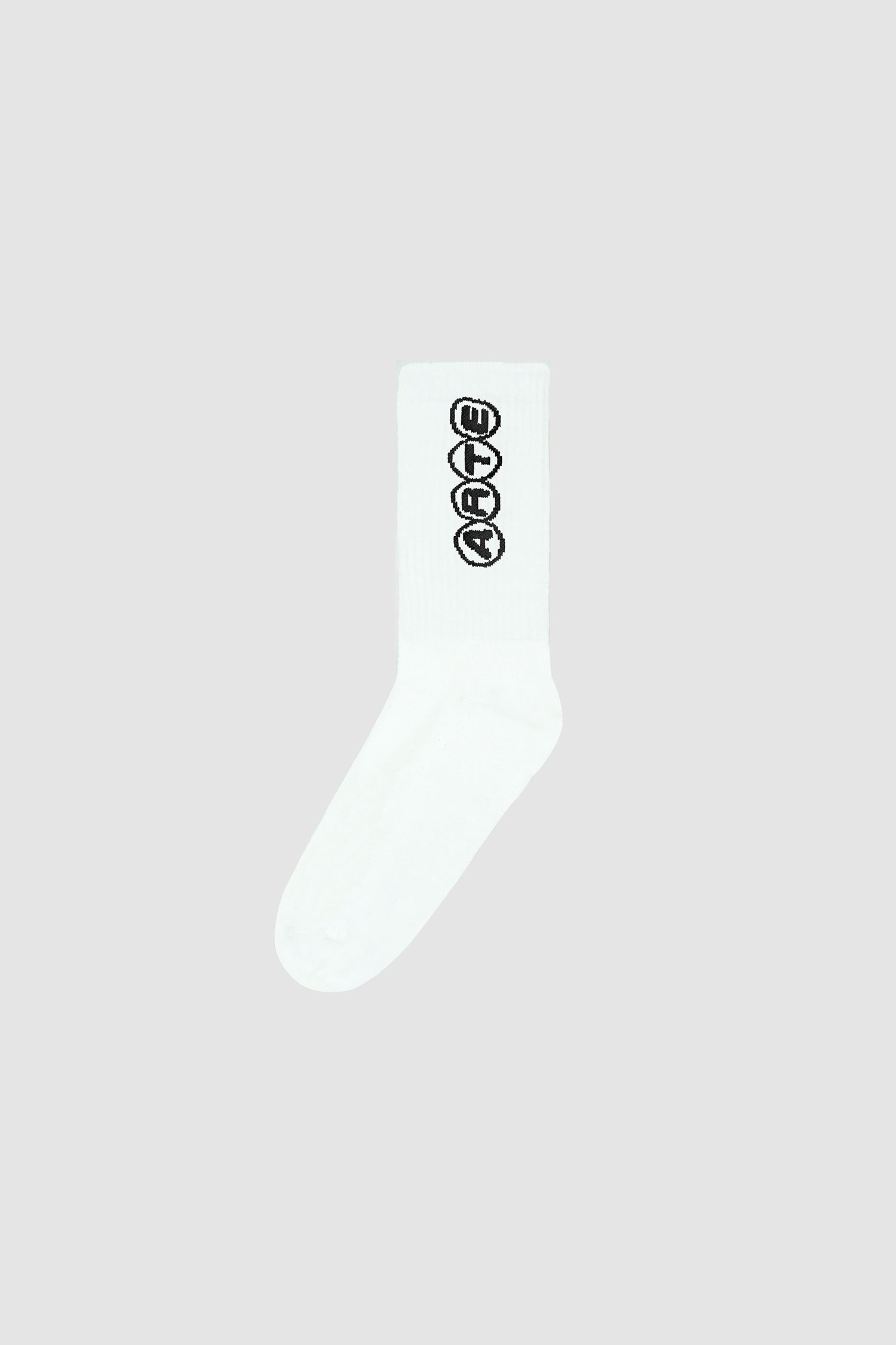 Chaussettes à logo circulaire - blanches