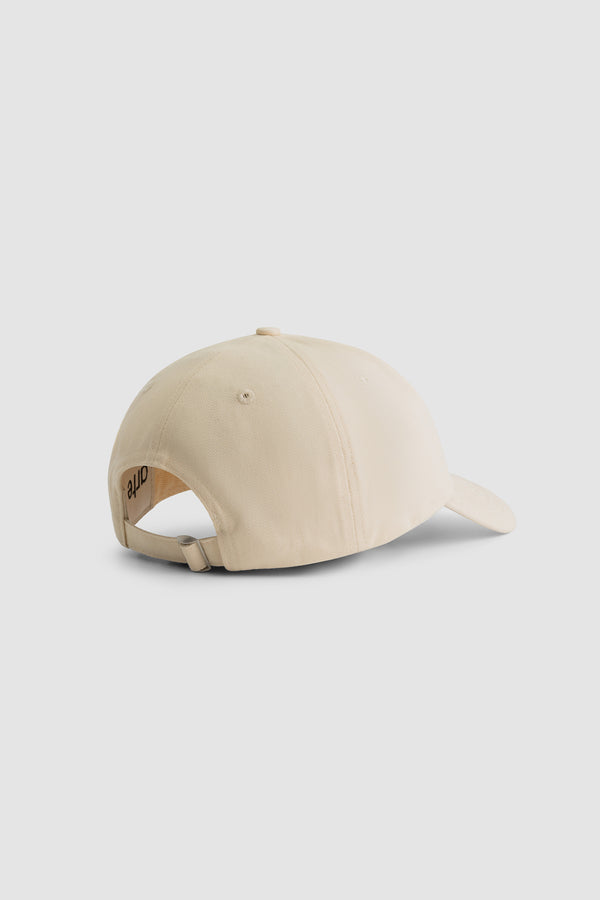 Heart Logo Cap in Cream, back view
