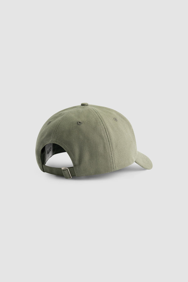 Pixel Logo Cap in Green, back view