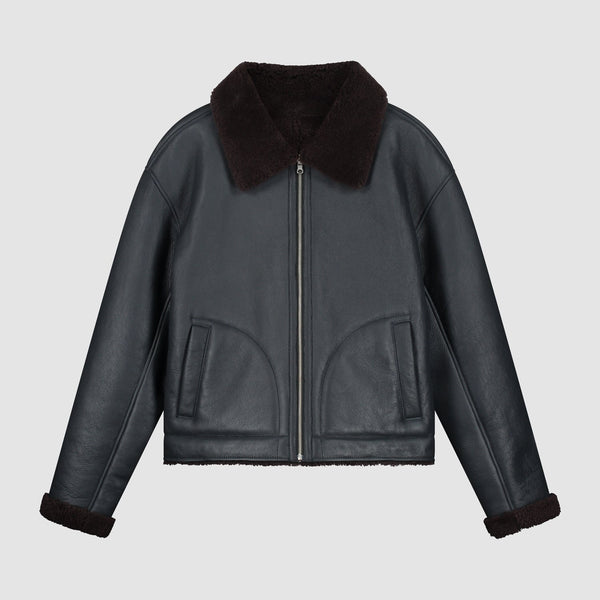 Shearling Leather Jacket