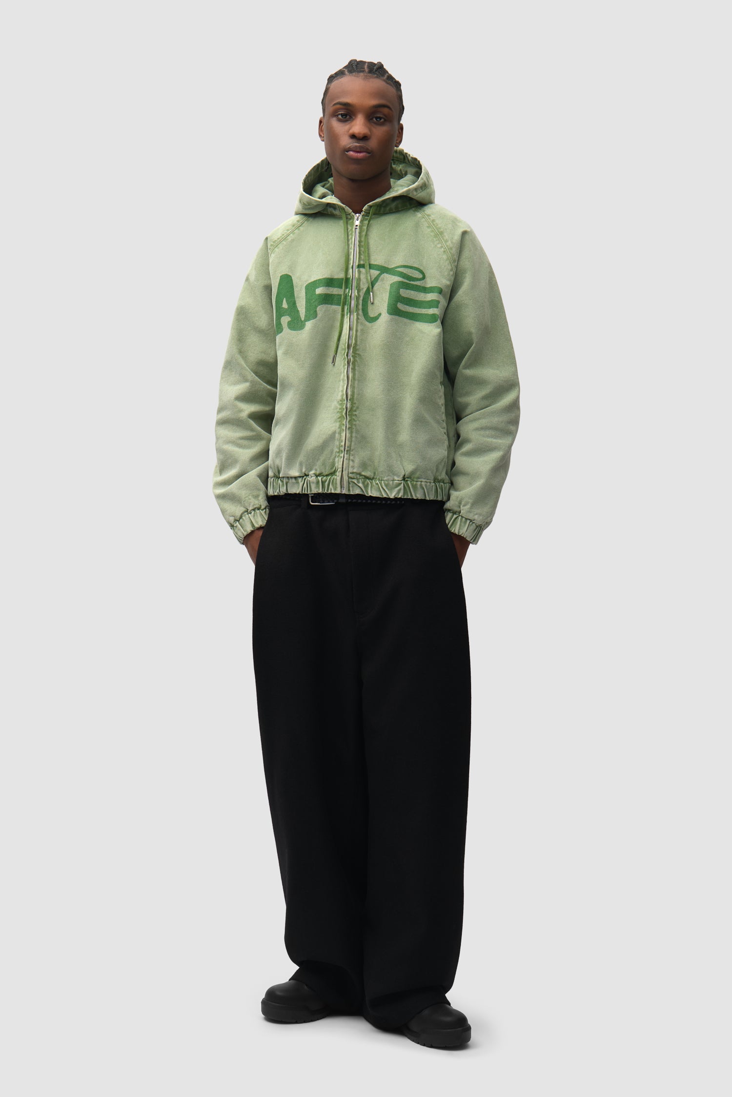 Polyform Canvas Hooded Jacket - Green – Arte Antwerp
