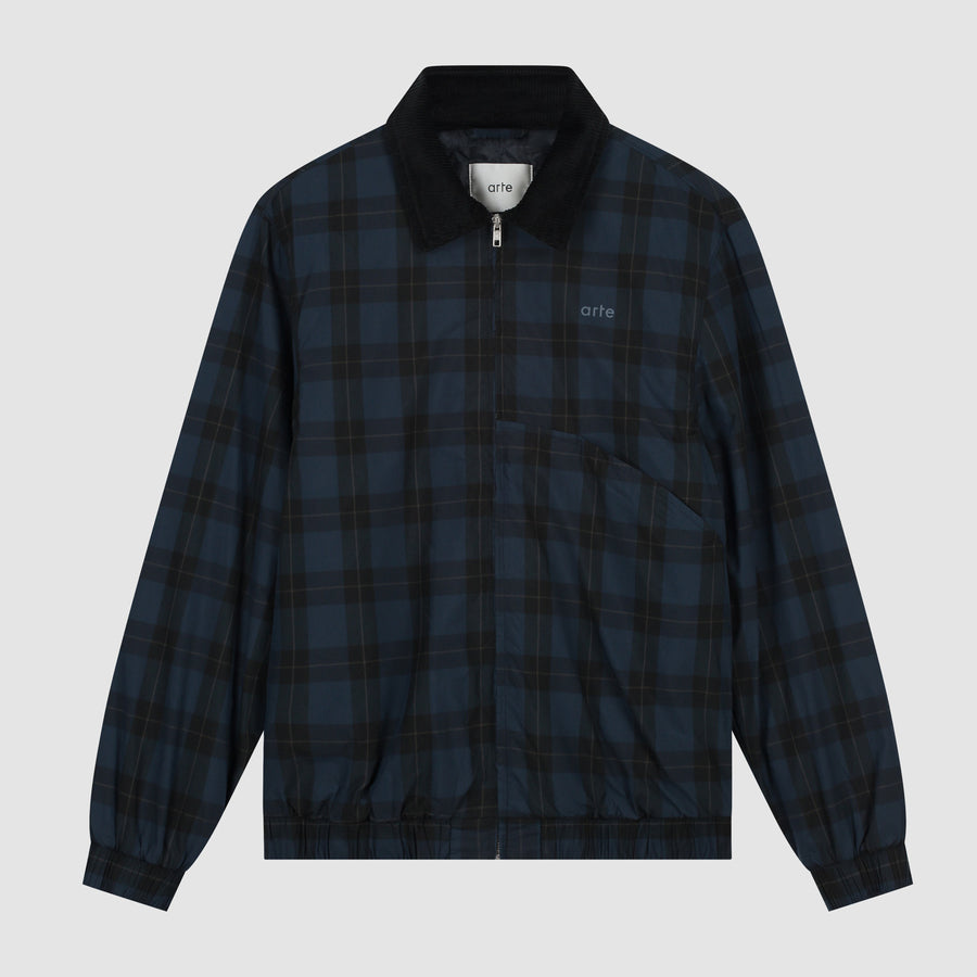 Arc Plaid Jacket - Allover Print