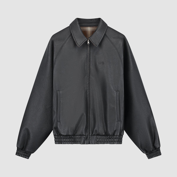 Reversible Leather Uniform Jacket
