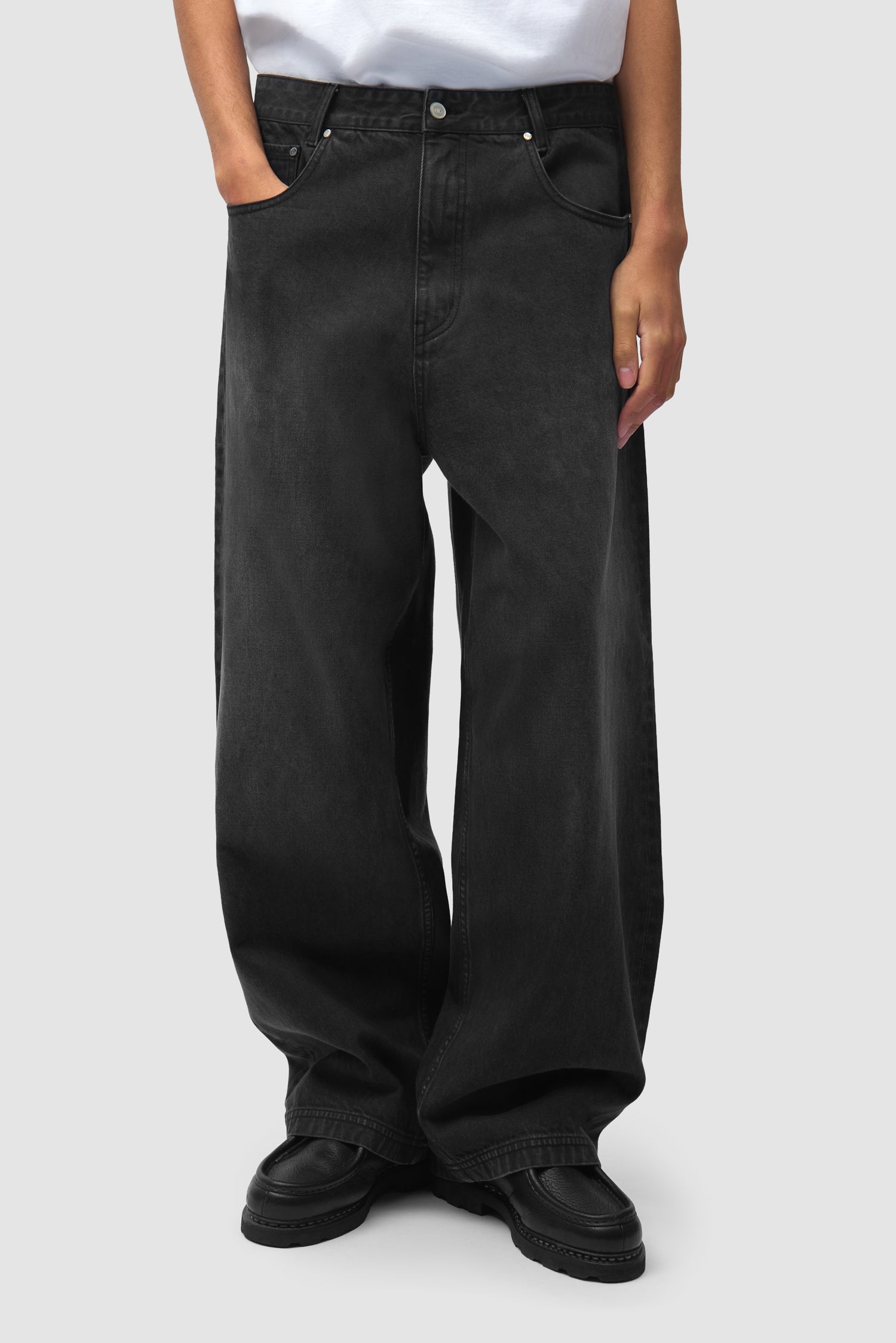 Washed Ease Denim - Black – Arte Antwerp
