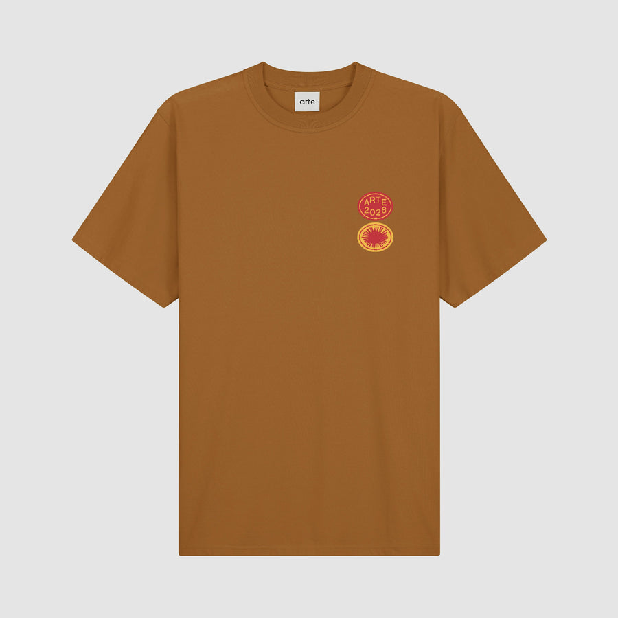 Sun Stamp T-shirt - Brown