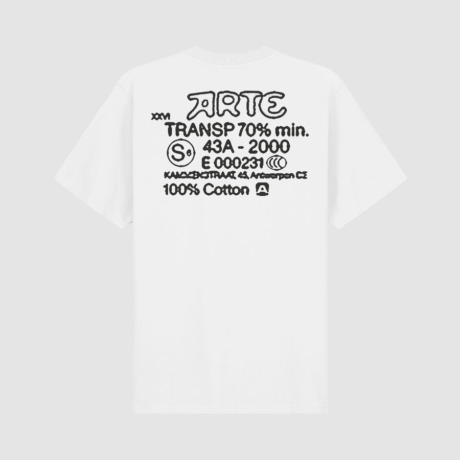 Serial Stamp T-shirt - White