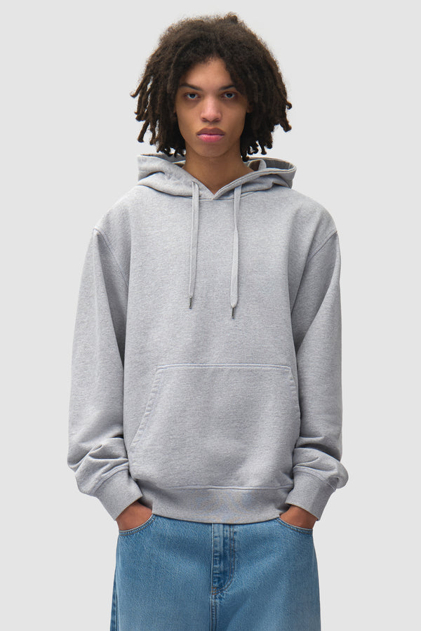 Pink Serial Hoodie - Grey