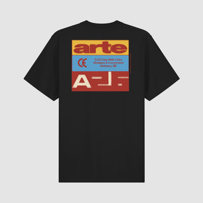 Tricolor Serial T-shirt - Black