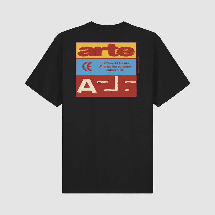 Tricolor Serial T-shirt - Black