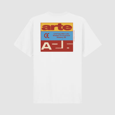 Tricolor Serial T-shirt - White