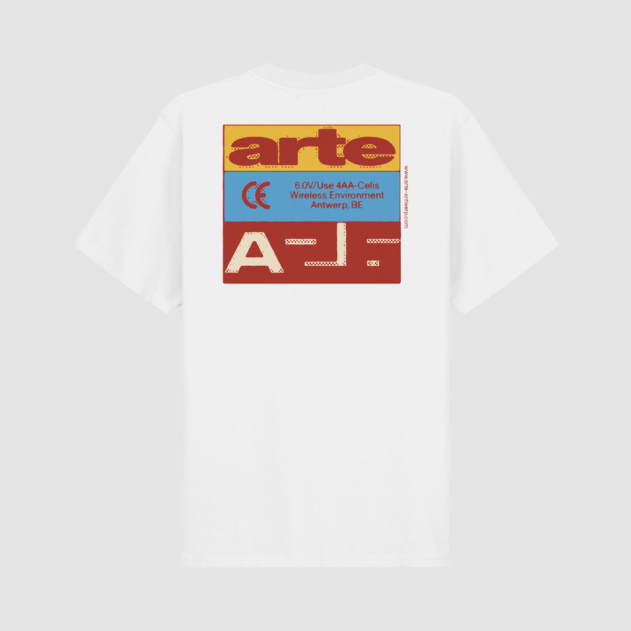 Tricolor Serial T-shirt - White