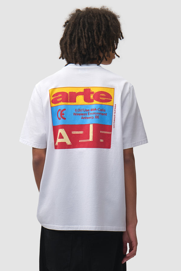 Tricolor Serial T-shirt - White