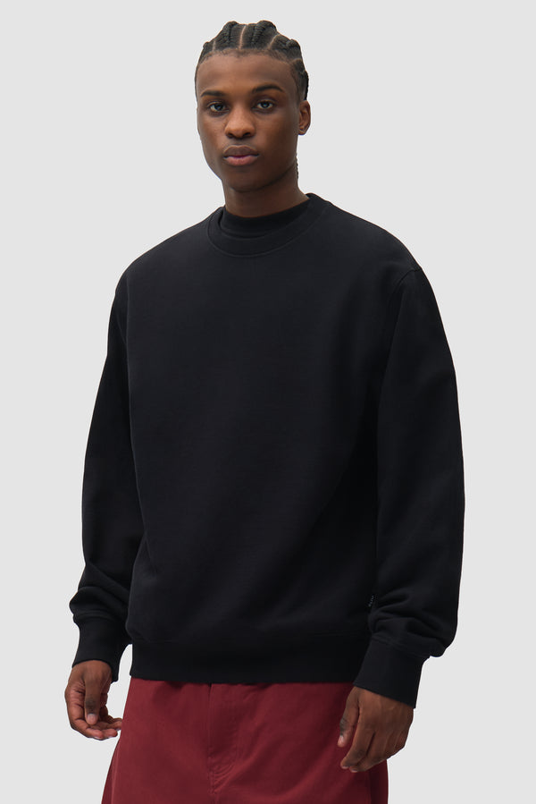 Tricolor Serial Crewneck - Black