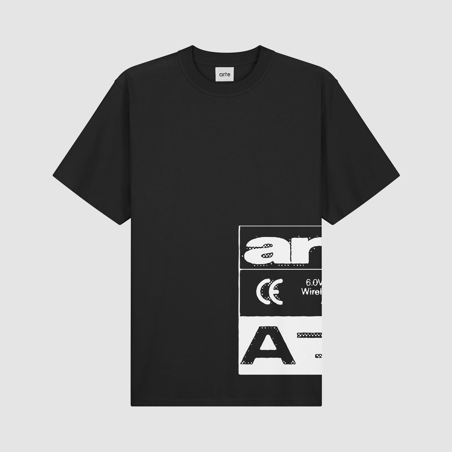 Side Serial T-shirt - Black