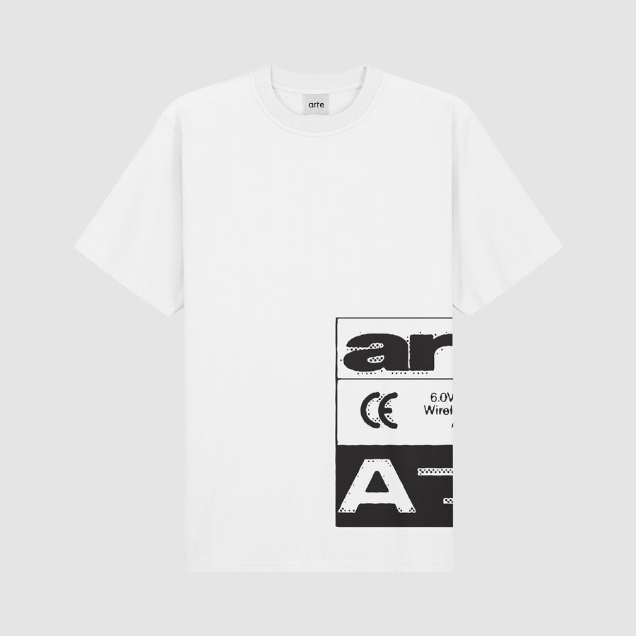 Side Serial T-shirt - White