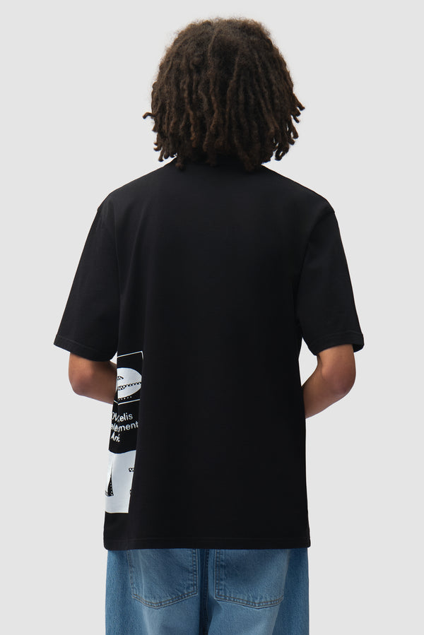 Side Serial T-shirt - Black