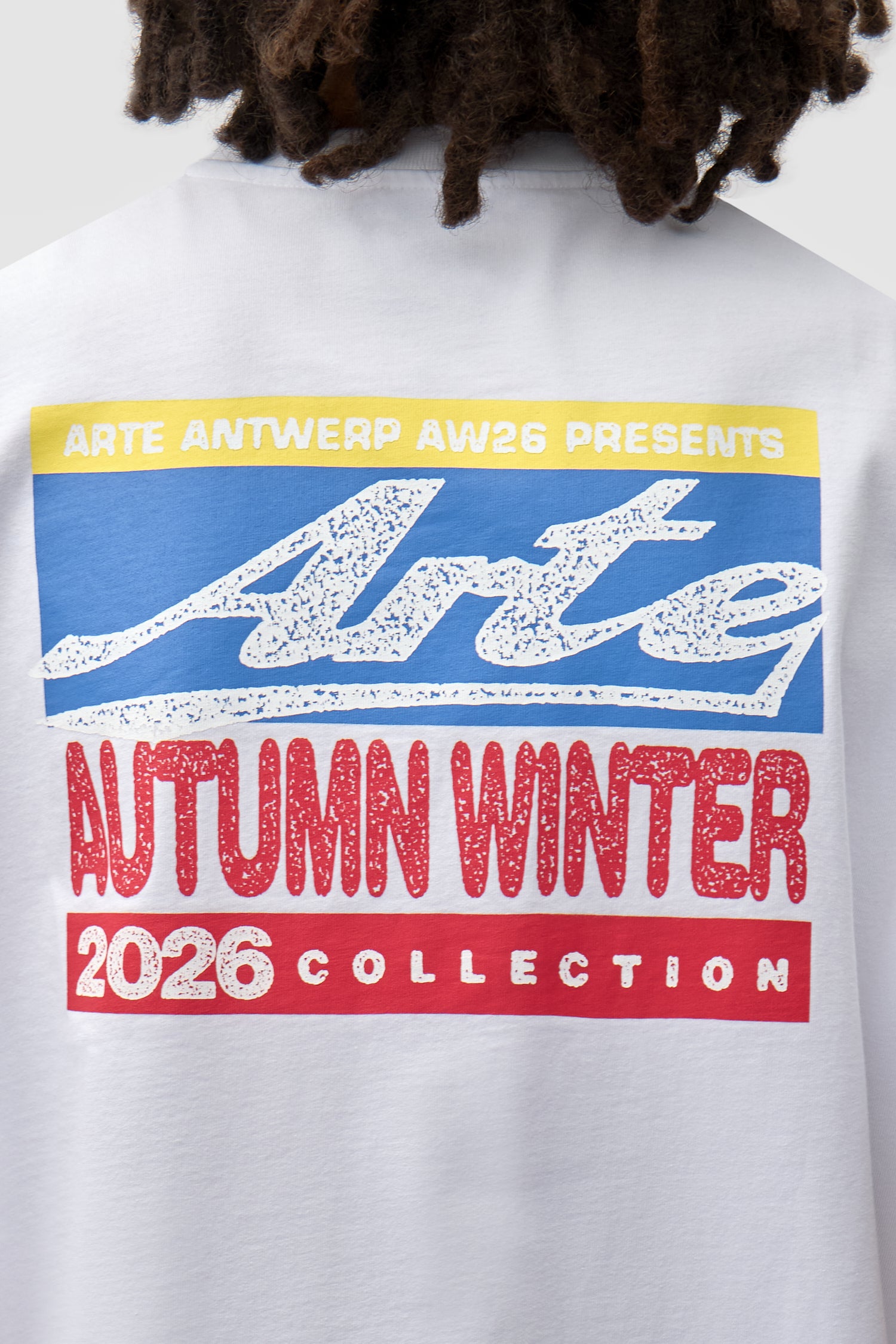 Mural T-shirt - White – Arte Antwerp