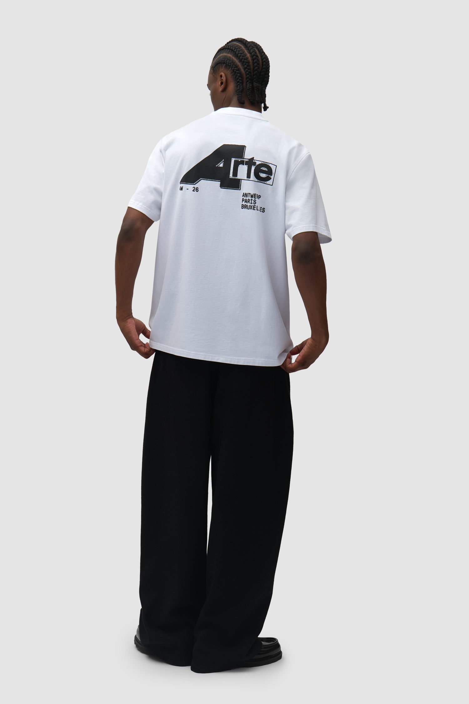 Big A T-shirt - White – Arte Antwerp