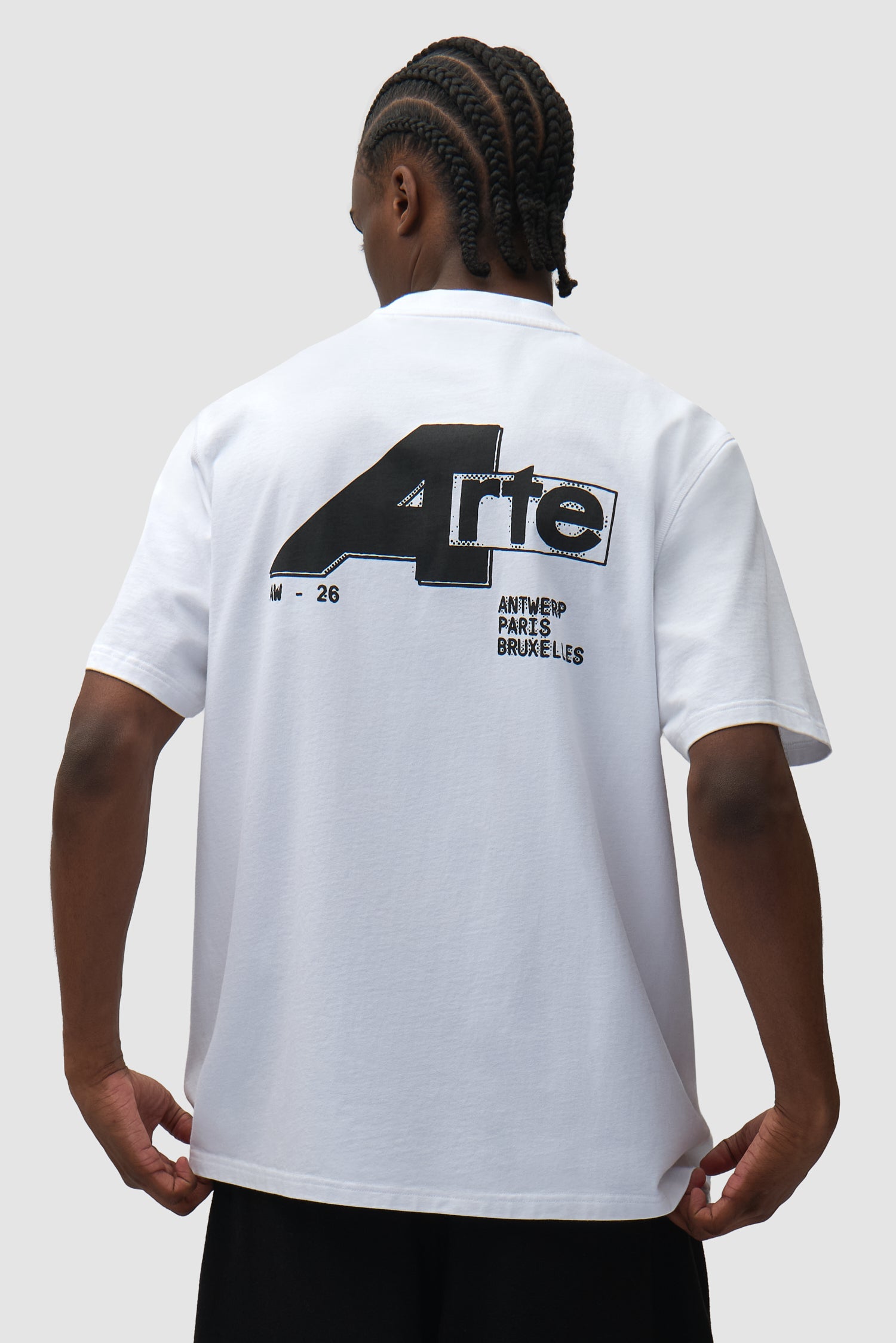 Big A T-shirt - White – Arte Antwerp