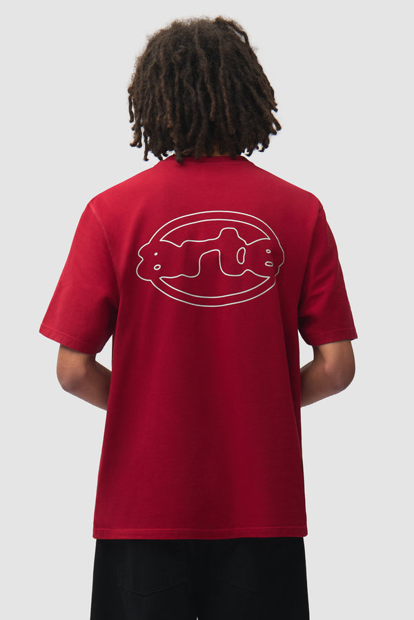 Emblem T-shirt - Red
