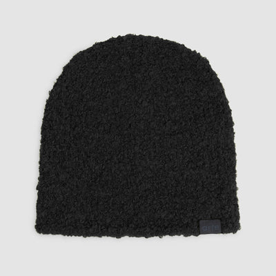 Bonnet en bouclé - Noir