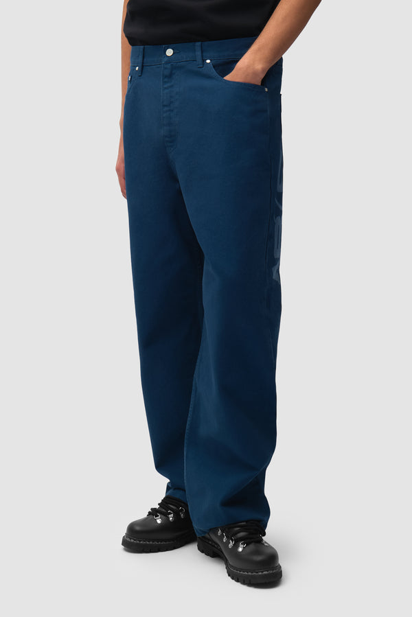 Stencil Uniform Denim Pants - Navy