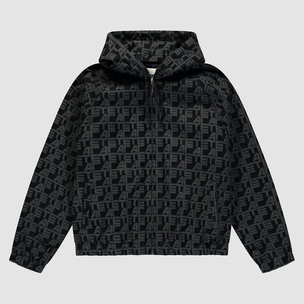Allover Square Denim Jacket