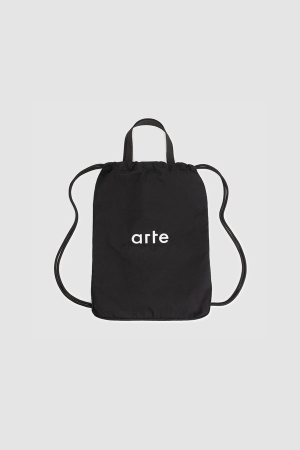 Nylon Gym Bag - Black